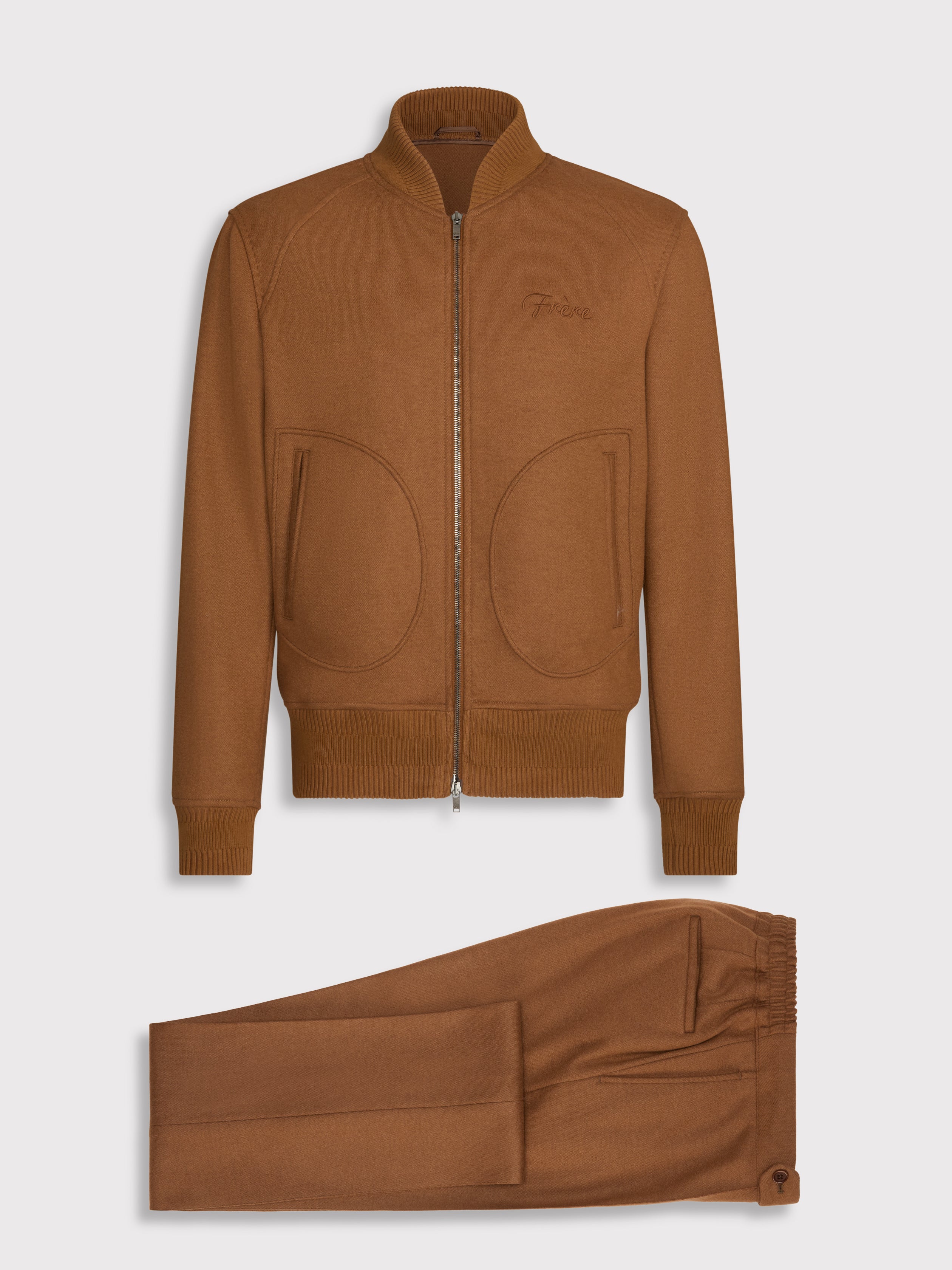美品 CHIEKO+ luxe knit 02 wool & cashmere Vicuna Luxe Cashmere & Wool Knit Tracksuit – FRÈRE