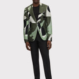 Sage Multi Color SB Peak Camo Jacquard Dinner Jacket