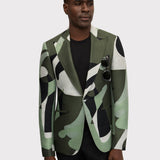 Sage Multi Color SB Peak Camo Jacquard Dinner Jacket