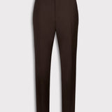 Medium Brown Suit Separate Solid Super 130's Twill Pant