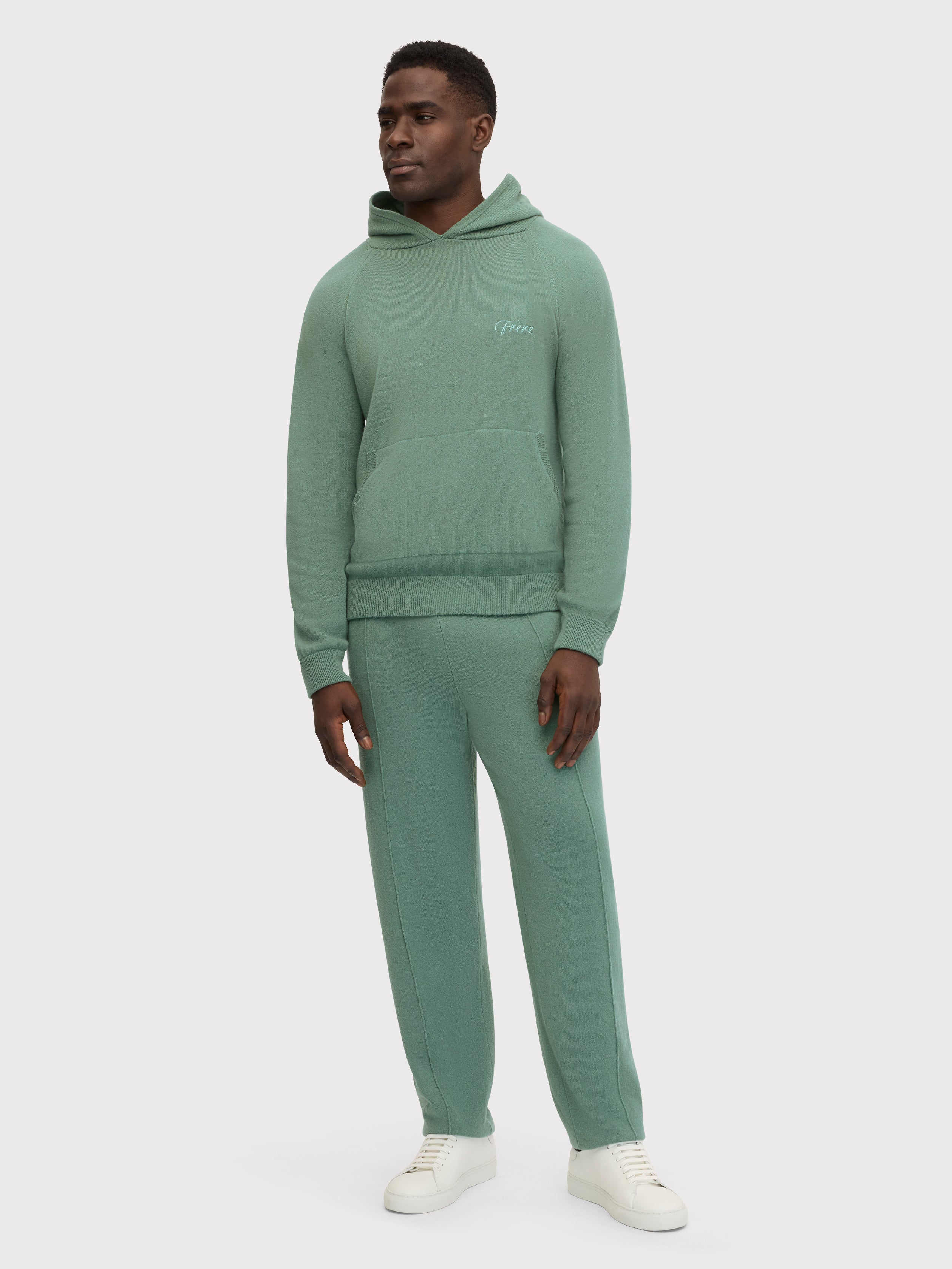 トップス andMary Jeniffer knit hoodie set ivory ANDMARY】Jeniffer knit hoodie set