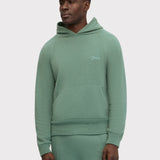 Sage Fully Fashioned Hoodie & Pant 100% Cashmere Sweater Set