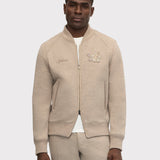 Oatmeal Wool Knit Tracksuit