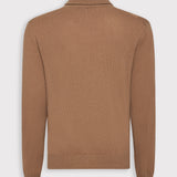 Vicuna Cable Knit Turtleneck Cashmere Sweater